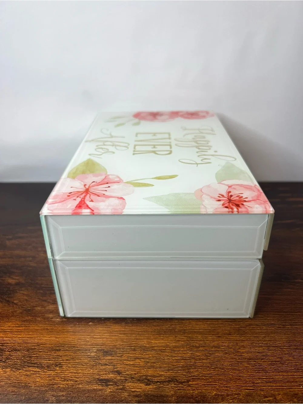 Happily Ever After Decorative Keepsake Box - Pink Floral